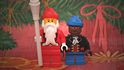 Sinterklaas (Santa Klaus) a jeho "pomocník" Zwarte Piet (Černý Péťa)