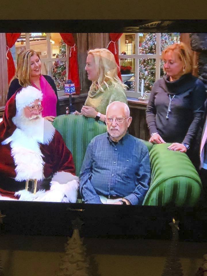 Santa s Panem Smileym v televizním pořadu :)