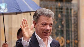 Kolumbijský prezident Juan Manuel Santos