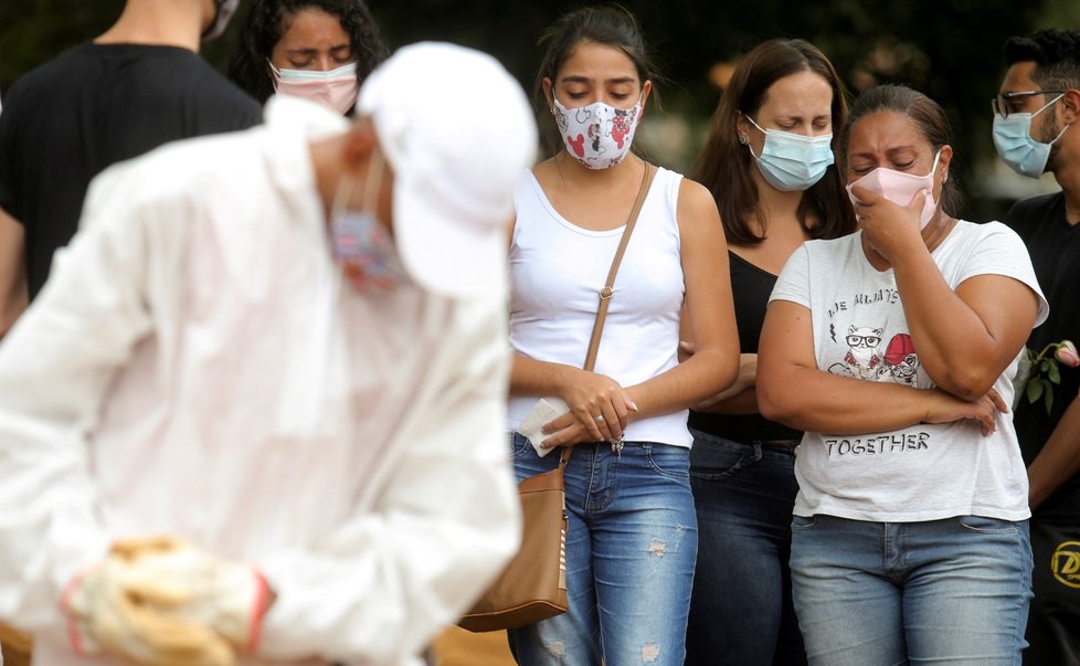 Koronavirus v Brazílii: Pohřeb v Sao Paulo