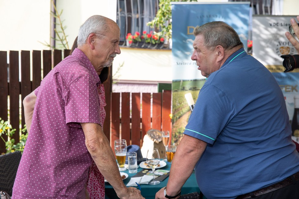 Oslava 70. narozenin šéfkuchaře Jaroslava Sapíka.