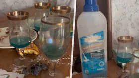 Rusové Ukrajince v domě vypili i saponát na podlahy.