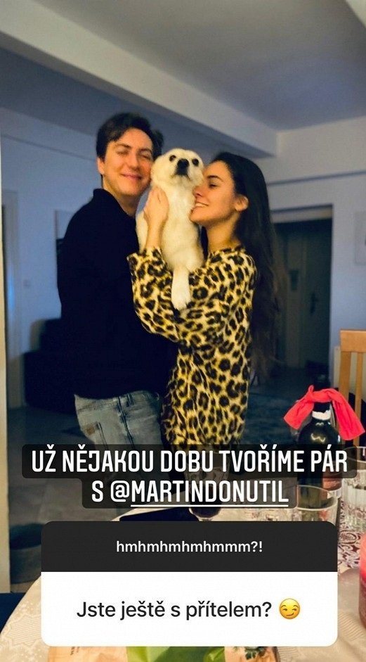 Sára Affašová a Martin Donutil tvoří pár.