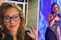 Milfajtová v bolestech: Úraz těsně před koncertem