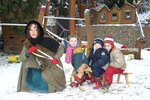 Sára Saudková a její děti
