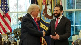Návštěva syrského prezidenta Ahmada Šary ve Spojených státech (10.11.2025)