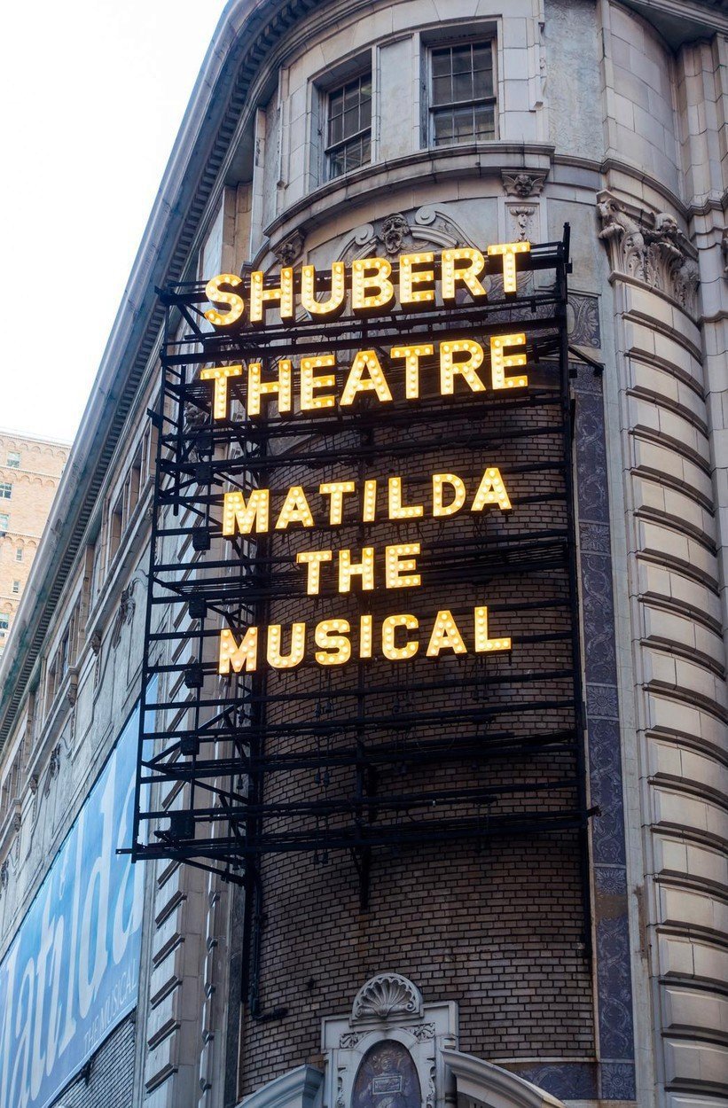 Představení Matilda, na kterém měly být, ale nebyly.