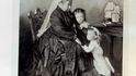 Královna Viktorie s vnoučaty.