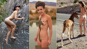 Kráska, která cestuje po světě nalehko: Nudistka dříve prodávala své chlupy z podpaží