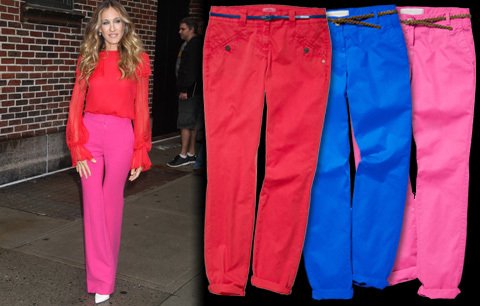 Trendy módy: Barevné kalhoty nosí Pippa i Fergie. Pořiďte si je také!