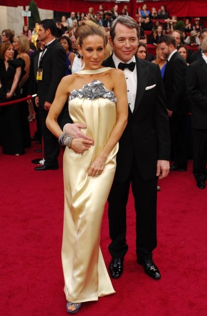 Sarah Jessica Parker s manželem Matthewem Broderickem na letošních Oscarech. Happyend jednoho vztahu...