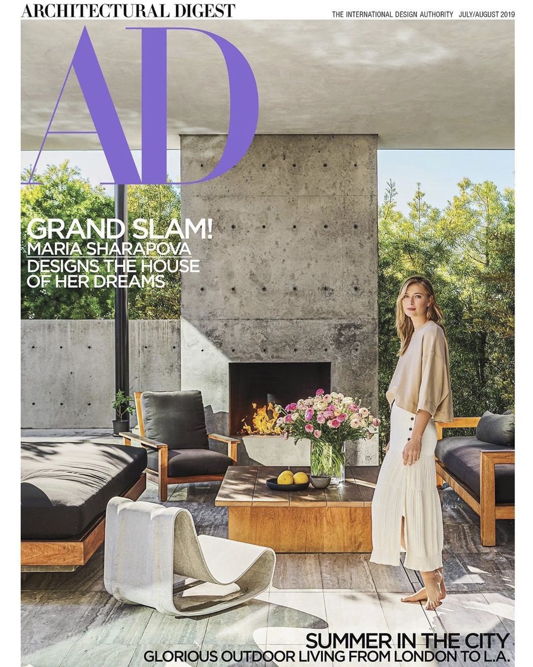 Maria sepochlubila svým domem v magazínu Architectural Digest