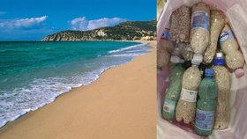 Krásné pláže na Sardinii rabují turisté. Tamní vláda chce odvoz písku zastavit.