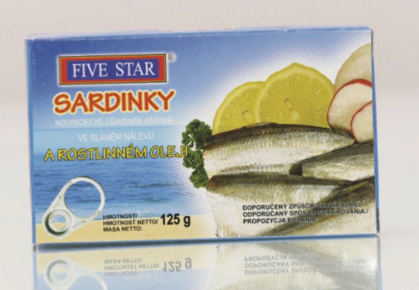 Five Star Sardinky ve slaném nálevu a rostlinném oleji