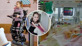Sárinka (11) ochrnula po operaci míchy a potřebuje speciální ortézu: Rodina si ji ale nemůže dovolit 