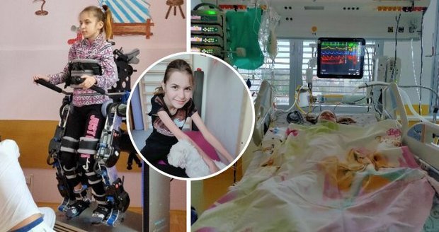 Sárinka (11) ochrnula po operaci míchy a potřebuje speciální ortézu: Rodina si ji ale nemůže dovolit 