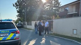 Před vilou Grossových řešila policie incident (květen 2025)