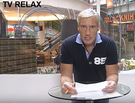 Jiří Plincner coby moderátor televize Relax