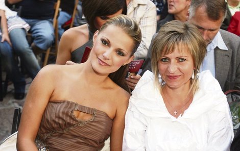 Šárka Vaňková s maminkou.