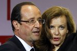 Francois Hollande se svou přítelkyní Valerií Trierweiler
