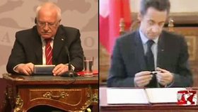 Vedle Klause si pera domů z oficiálních akcí bere i Nicolas Sarkozy