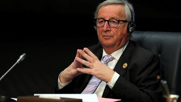 Summit v egyptském letovisku Šarm aš-Šajch: Předseda Evropské komise Jean Claude Juncker