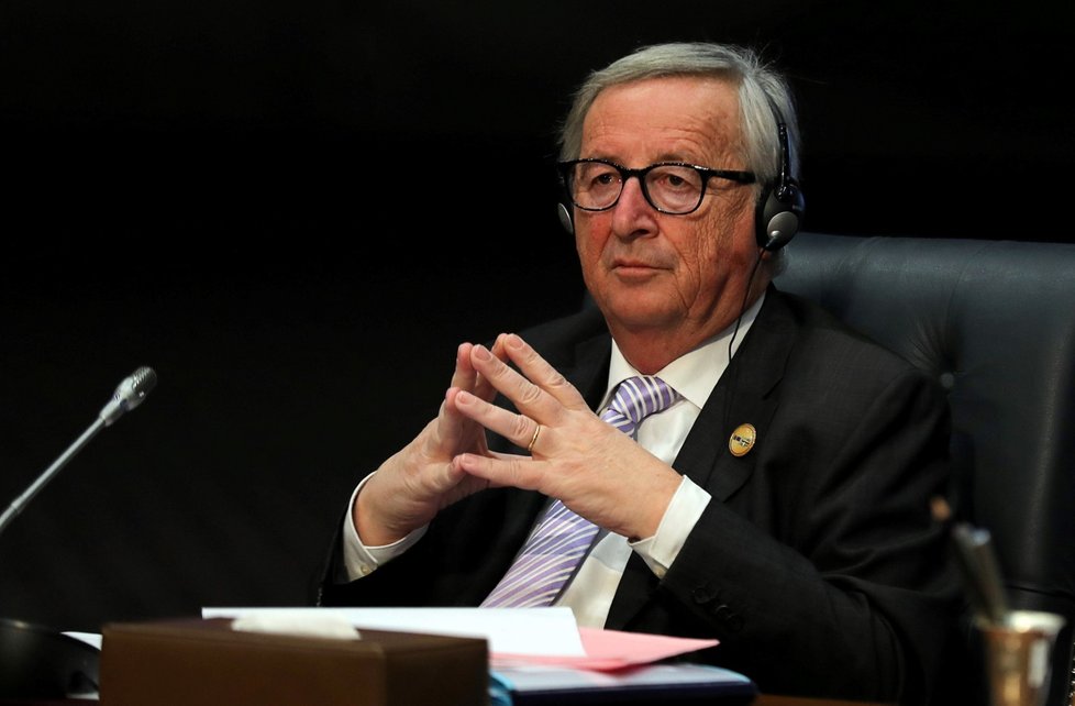 Summit v egyptském letovisku Šarm aš-Šajch: Předseda Evropské komise Jean-Claude Juncker