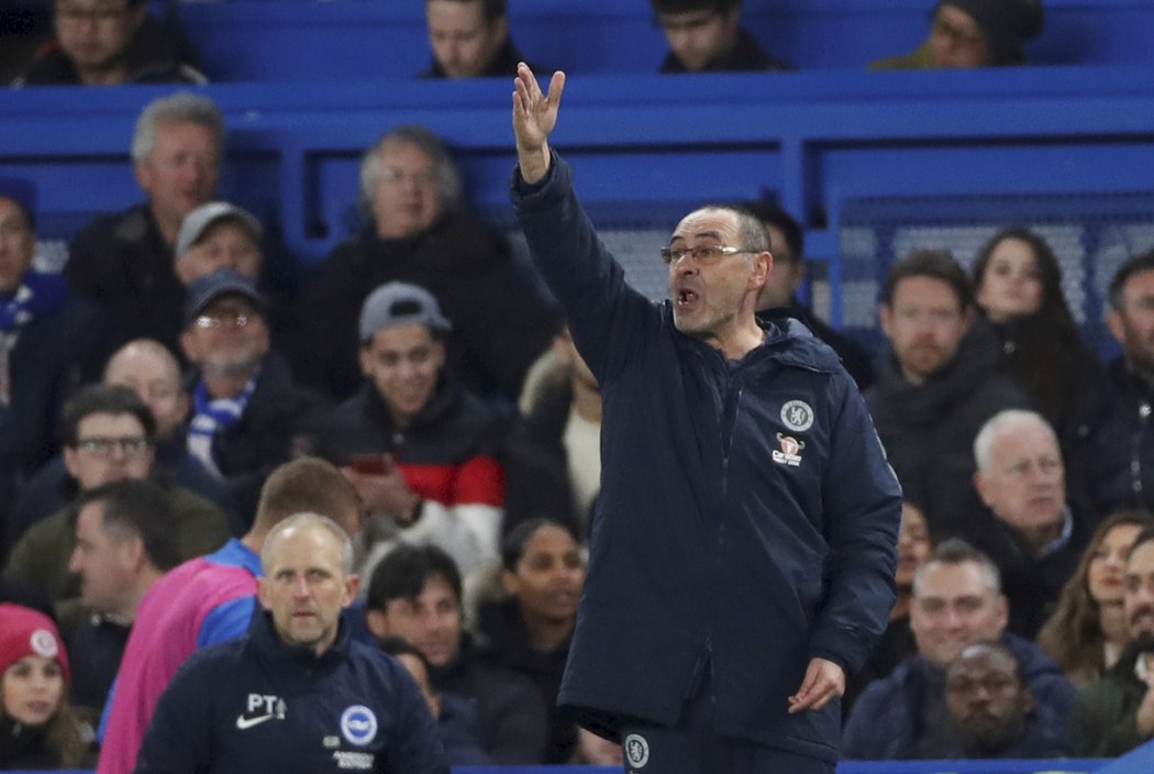 Trenér Chelsea Maurizio Sarri