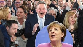 Strana Merkelové v Sársku jasně obstála, druzí byli sociální demokraté.