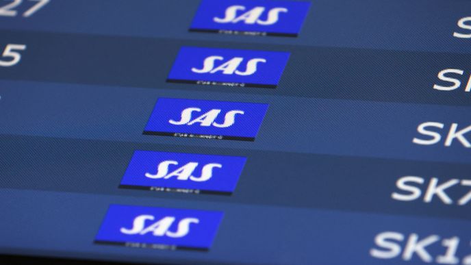 Piloti skandinávských aerolinek SAS vstoupili do stávky.
