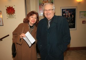 Saskia Burešová s manželem Petrem Obdržálkem