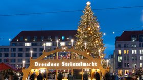 Drážďanský vánoční trh se jako ostatní v Sasku zavírá.