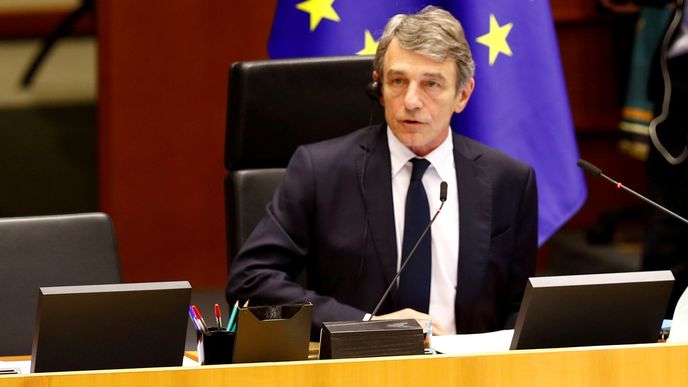 Předseda Evropského parlamentu David Sassoli