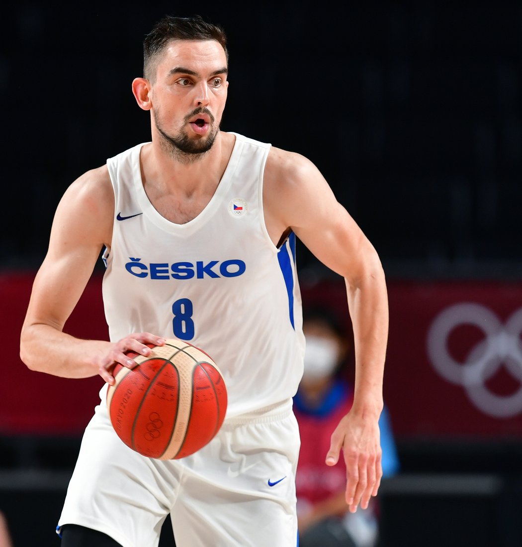 Tomáš Satoranský v dresu české basketbalové reprezentace