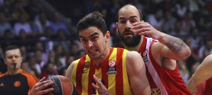 Basketbalista Barcelony Tomáš Satoranský dělal, co mohl, k postupu to ale nestačilo