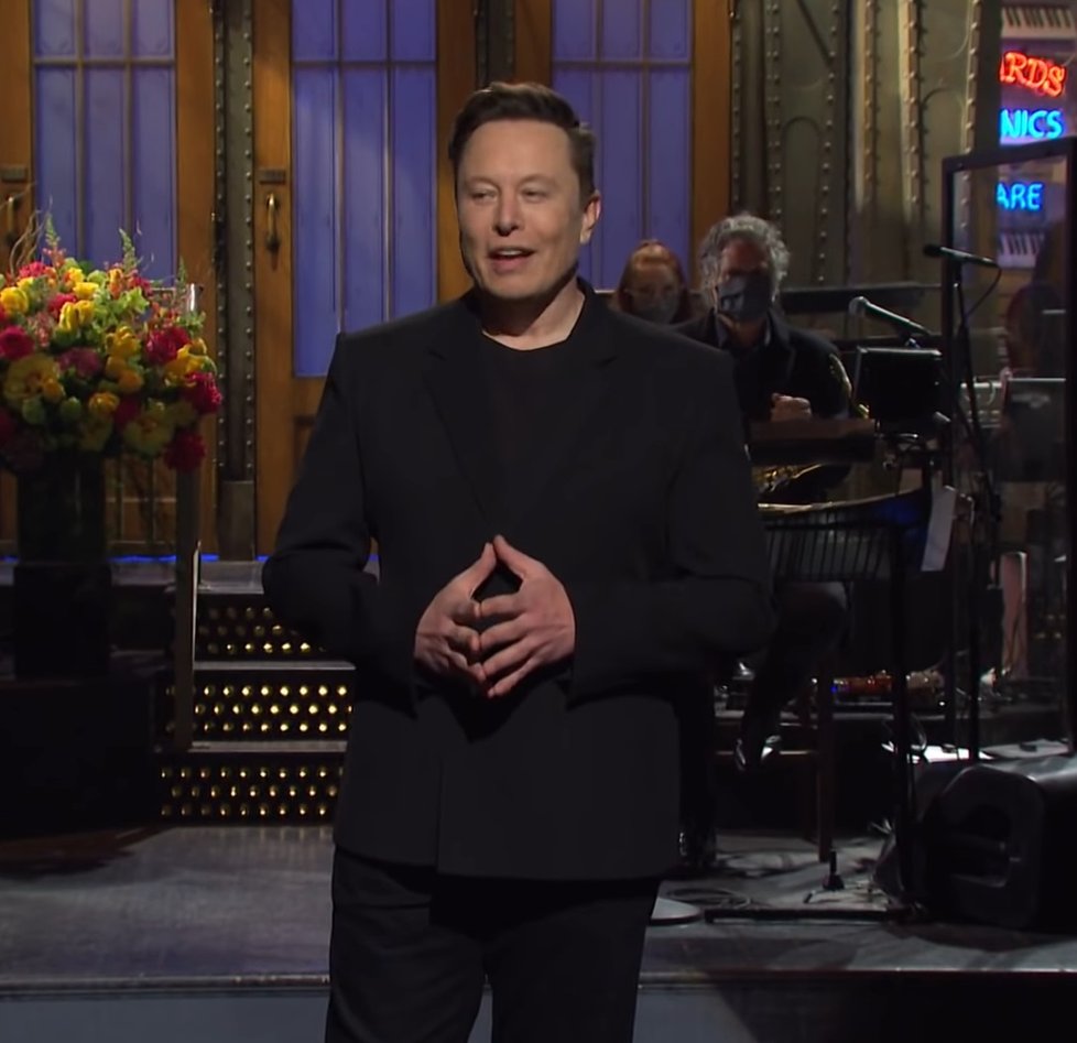 Elon Musk v show Saturday Night Live