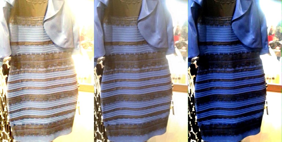 Jaké jsou ty šaty? Bílo-zlaté, nebo modro-černé?
