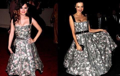 Když si celebrity vezmou stejné šaty: Které to víc sluší?