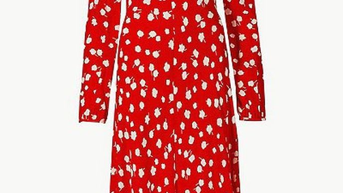 Midi šaty s květinovým potiskem, Marks Spencer, 2099 Kč Midi šaty s květinovým potiskem, Marks Spencer, 2099 Kč