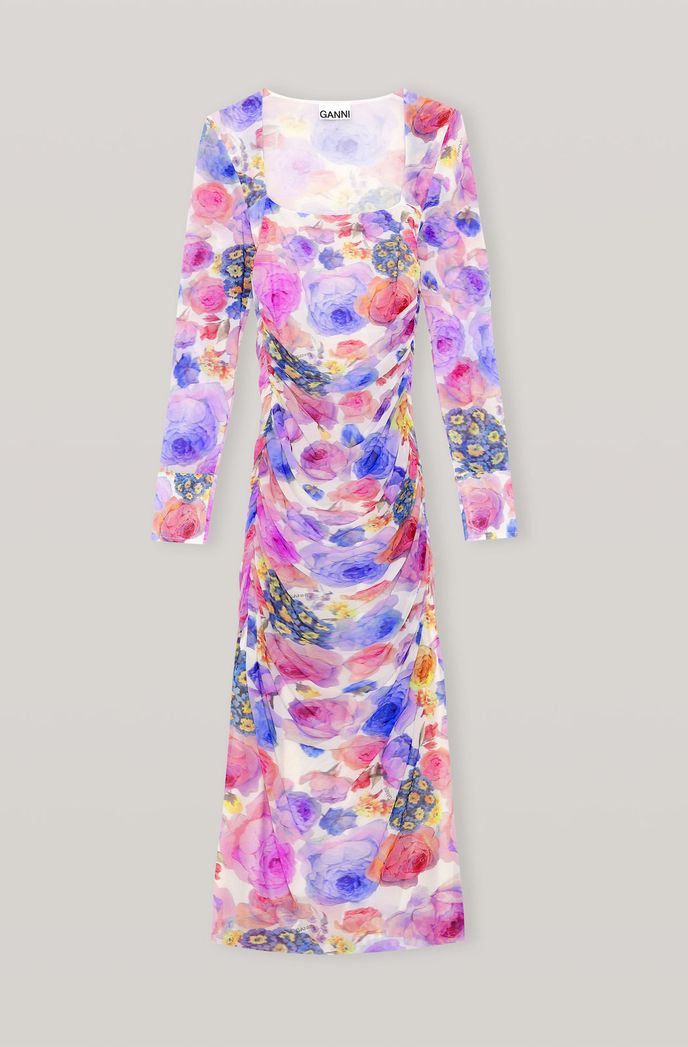Midi šaty, Ganni, 265 EUR Midi šaty, Ganni, 265 EUR
