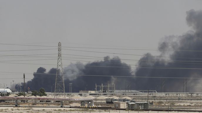 Požár v Saudi Aramco