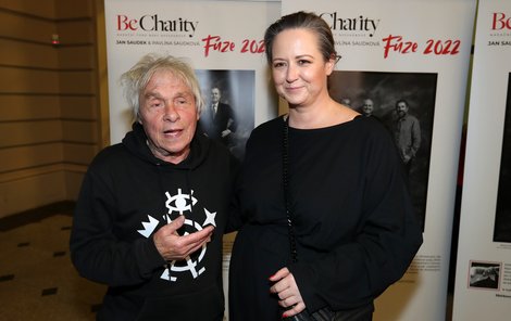 Pavlína Saudková s fotografem Janem Saudkem.