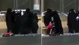 Ženy se popraly na ulici v Saúdské Arábii