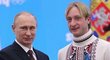 Pljuščenko s milovaným Putinem.