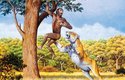 S dýkozubci se setkávali afričtí  australopitékové (na obrázku) stejně jako evropští lidé Homo heidelbergensis