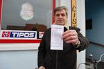 Brňan Jan Konečný (50) si kvůli možné výhře zajel vsadit slovenské LOTO do Kútů.