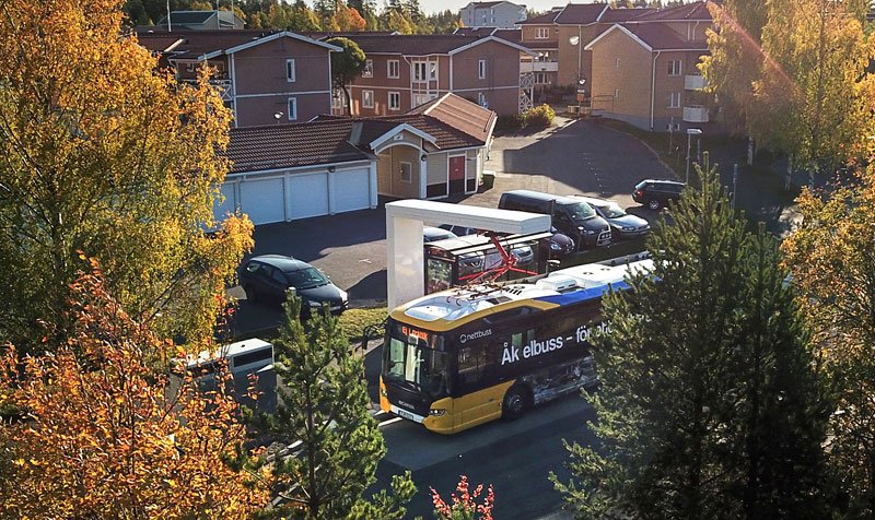 Elektrické autobusy Scania v Östersundu