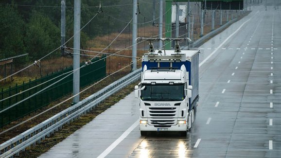 Scania a projekt Gävle Electric Road