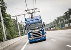 První dopravce již využívá elektrifikovanou dálnici v Německu 