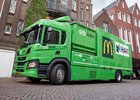 Scania s hybridním pohonem pomáhá s tříděním odpadu 